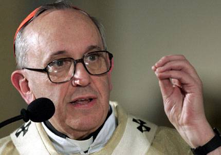 Jorge Bergoglio, your new pope.  He takes the name of Pope Francis I.
